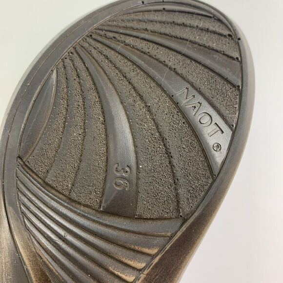 Naot Myna Strappy Mary Jane Low Heel Round Toe Taupe Leather Suede 36 US 5 - Picture 15 of 15